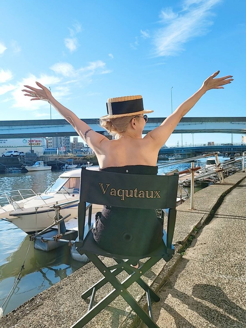 ヴァクトーヴォヤージュ サロペット ノアール Vaqutaux Voyage ロココ